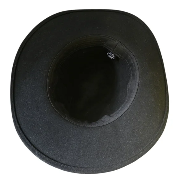 Upcycled Hand Crafted Boho on Black Express Fedora Hat Size  display picture 1